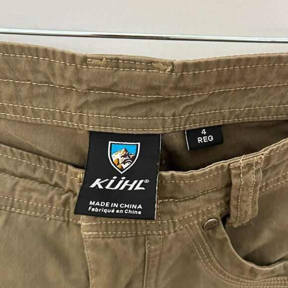 Kuhl Splash Roll Up Pant Hiking Outdoor Stretch Tan Womens 4 Reg - Picture 3 of 8
